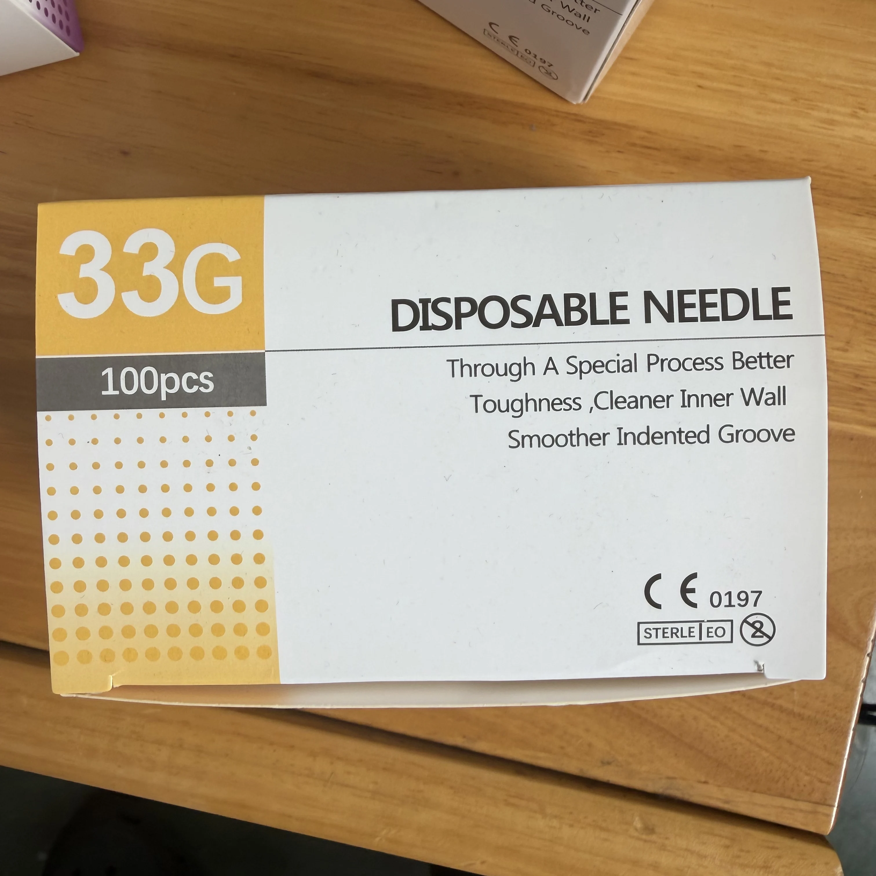 100 Stück 25G, 27G, 29G, 30G, 31G, 32G, 33G, 34G Schmerzfreie Ultrafeine Veterinär- und Tierpflegennadeln Einweg-Injektionsnadeln
