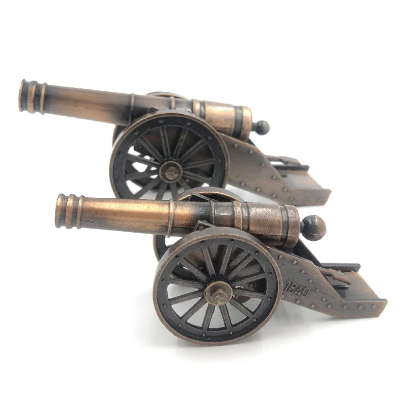 Decorative Metal Cannon Military Civil War Artware Artillery Desktop Decoration Sandtable Arms Ornament Arsenal Sandbox Armament