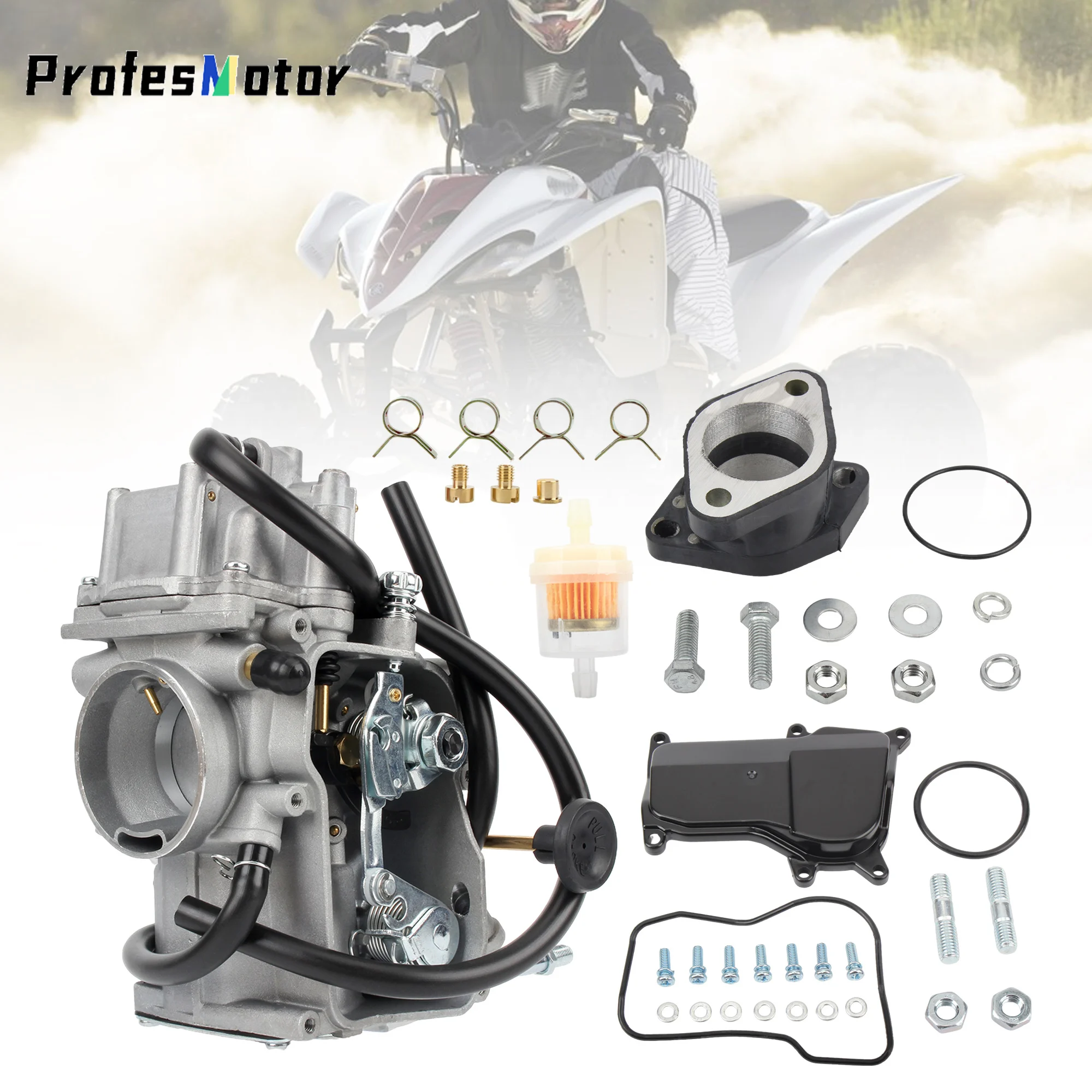 

for Yamaha WARRIOR YFM 350 1998-2004 Motorcycle Carburetor Carb Kit For BIG BEAR 350 YFM350 2WD 1996-1998 ATV Fuel Supply System