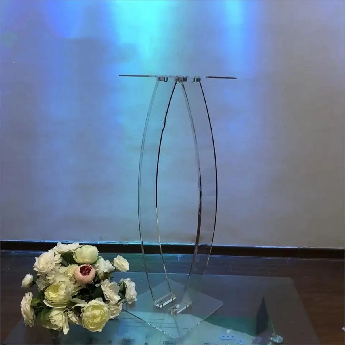 New cheap clear acrylic flower stand for wedding centerpiece