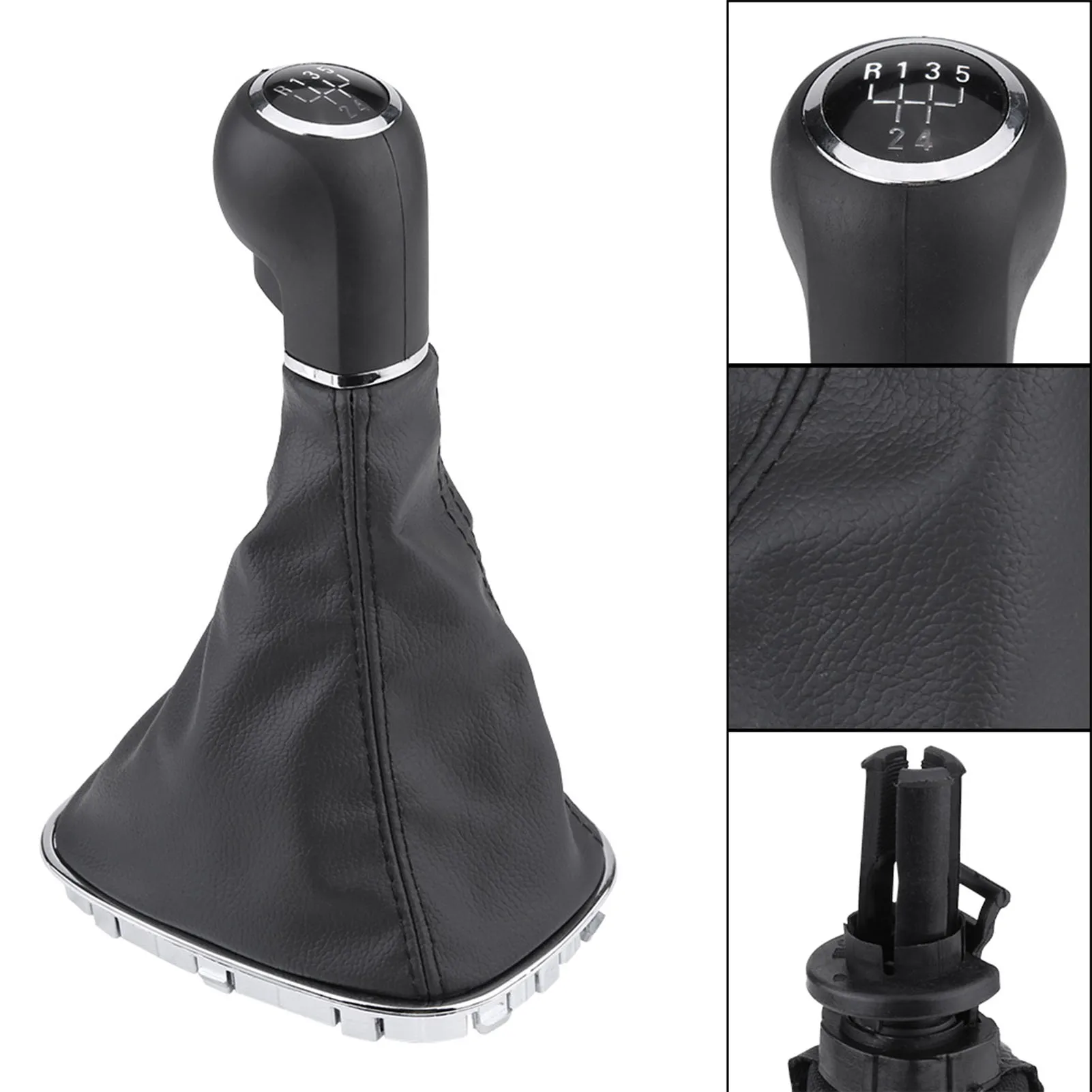 Car Gear Shift Knob Lever Stick Gaitor Boot Cover for Opel Corsa D 009140093 19276456