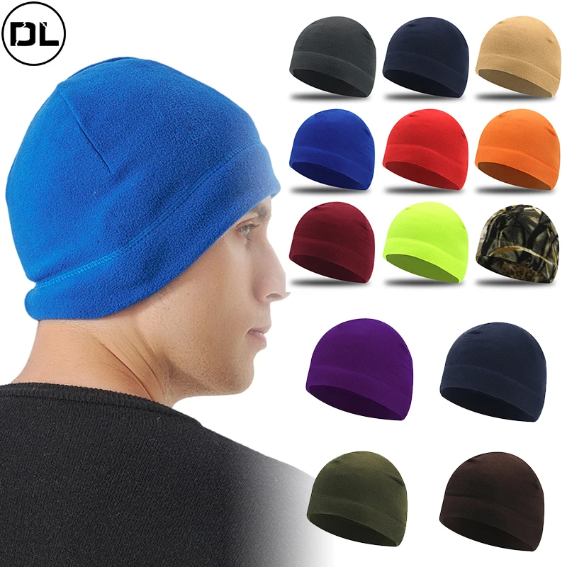 

Unisex Warm Fleece Fabric Hats Classic Tactical Windproof Outdoor Hiking Accessories Fishing Cycling Hunting Military Caps