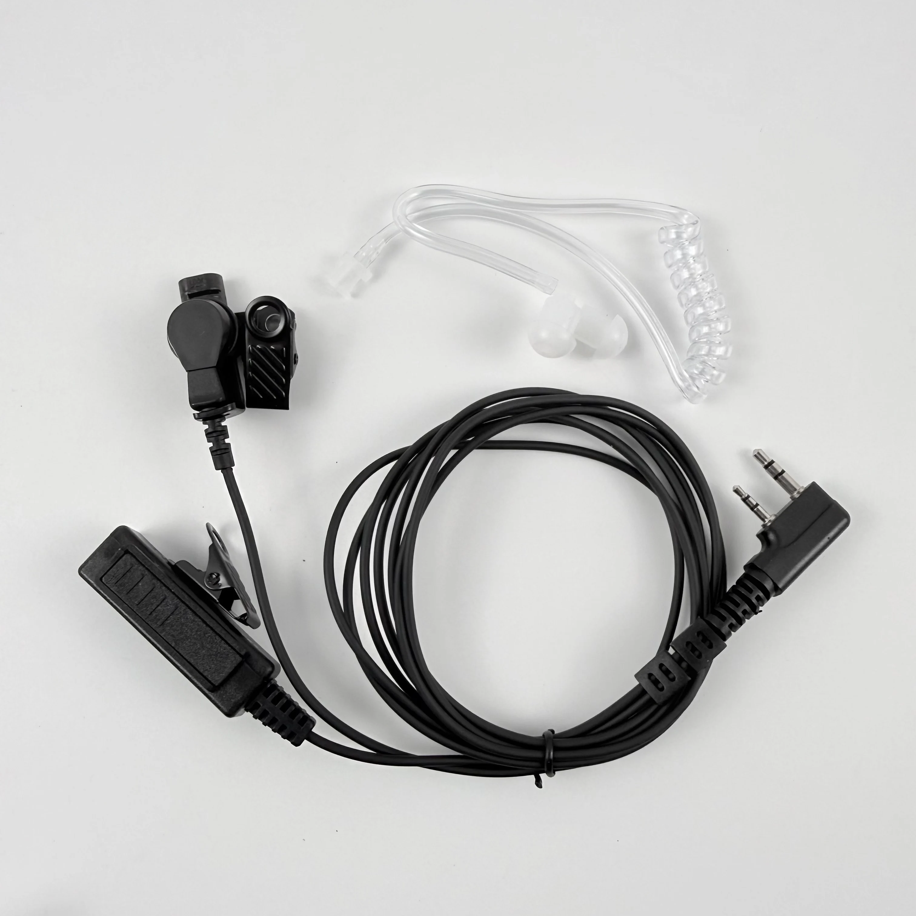 Air Tube Earpiece Headset PTT Mic Earphone for   Quansheng UV-K5 K6 Baofeng UV-5R BF-888S UV-5RH 21 17 PRO HAM Radio