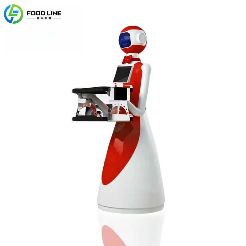 Customized Smart Restaurant Delivery Robot High-Load Arm Obstacle Avoidance Sensor HD Touch Screen Device