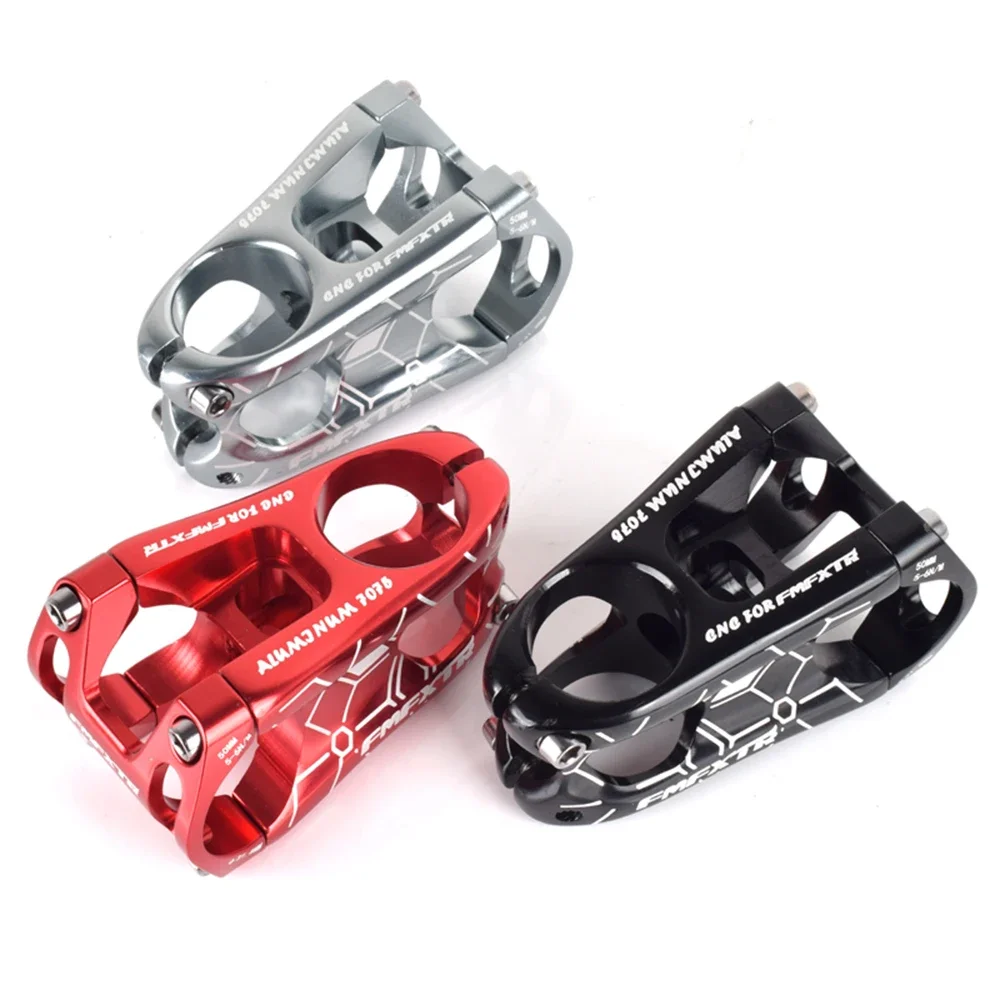 FMFXTR penyangga setang sepeda MTB, Stem pendek CNC ultra ringan 31.8*50MM Aluminium Alloy7075