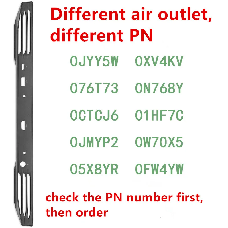 لـ DELL G15 5510 5511 5515 كمبيوتر محمول LCD الغطاء العلوي الخلفي/الحافة الأمامية/الغطاء العلوي Palmrest/الغطاء السفلي