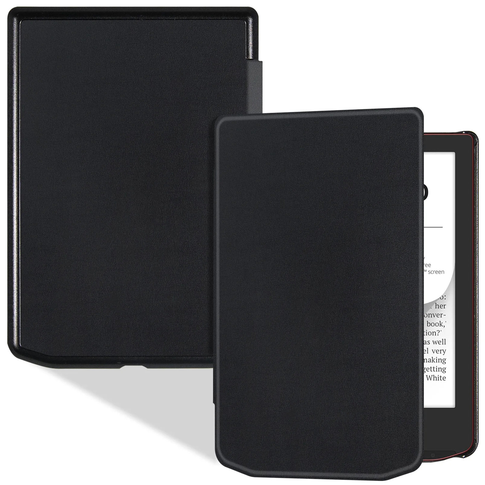 Case for Pocketbook 619 Verse Lite | Slim Lightweight | Hard Back Shell | with Auto Sleep/Wake | PU Leather Cover