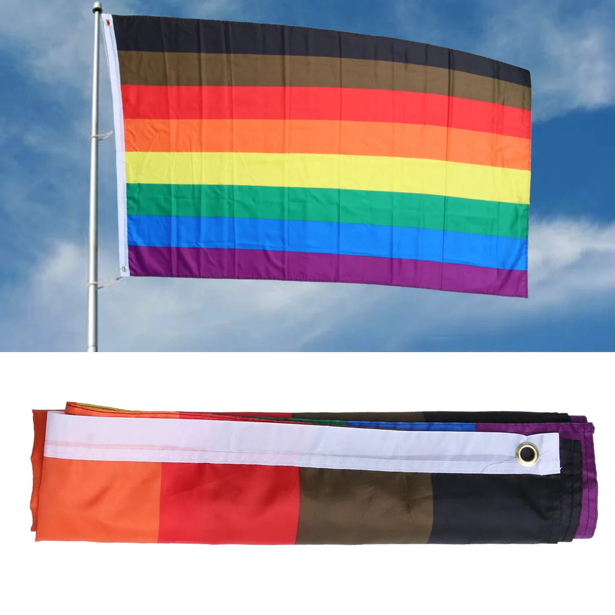 

Colorful 90x150cm Polyester Cloth Durable Banner for Party Festival Activity Decoration