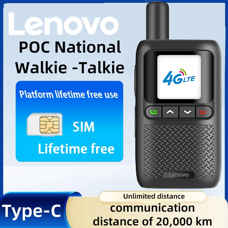 lenovo-cl-169-4g-poc-clear-loud-sound-handheld-walkie-talkie-5000km-range-ipx4-water-resistant-3500-4000mah-battery-lte-fdd