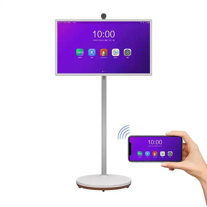 21.5 Inch Portable follow by Me Smart Tv Android Tv Smart Television Touch Screen  follow By Me For Home Business Gaming