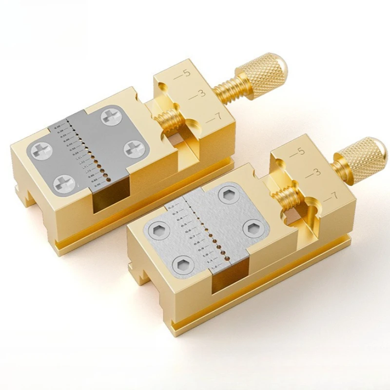 Precision Brass Watch Bench Vise Professional Crow Pinion Roller Holder for Watch Repair Fixing Tool  Balance Wheel Pointer Tube