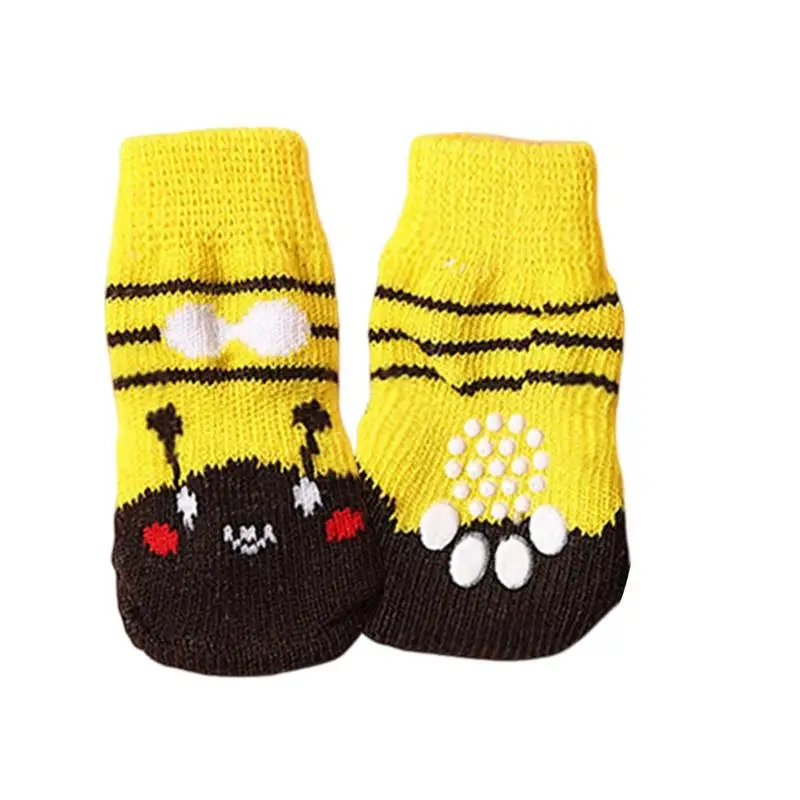 Dog Socks Double Side Large Coverage Non-Slip Dog Boots And Paw Protectors Puppy Doggie Senior Dog Paw Protector Pet Furry