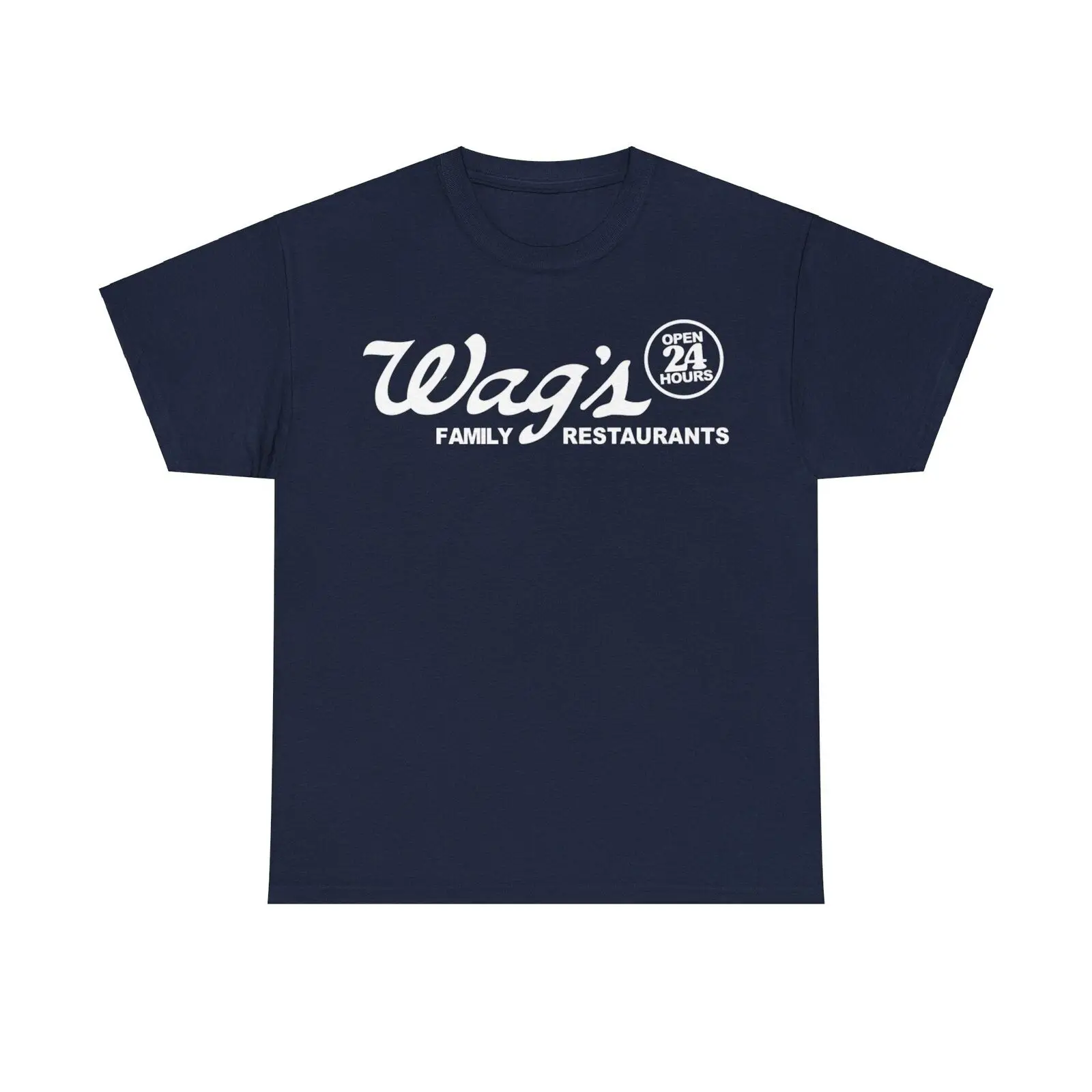 Wags Open 24 Hours Family Restaurant T-shirt