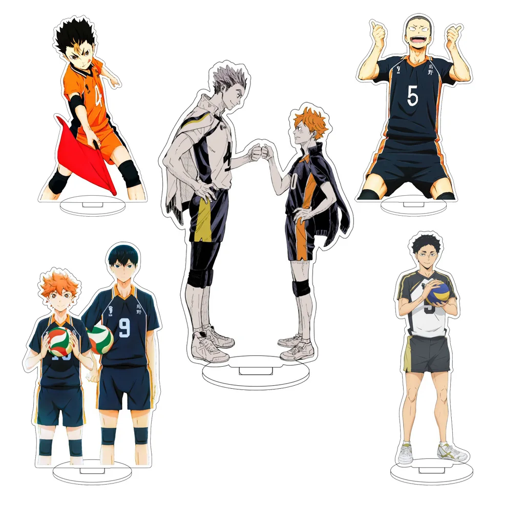 

16CM Anime Haikyuu Sugawara Kōshi‌ Daichi Sawamura Kageyama Tobio‌ Hinata Shōyō Cos Acrylic Figure Stand Gifts Ornaments