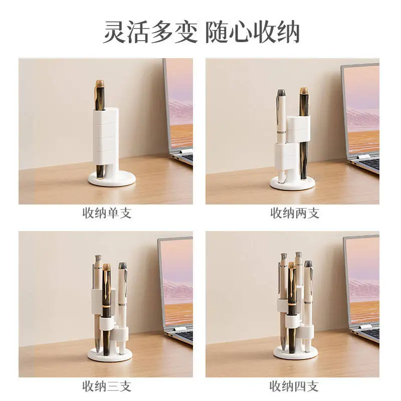 Rotating Holder, Multi-Layer Large-Capacity Desktop Storage Box, Student Stationery Organizer, Office Creative Pen Rack