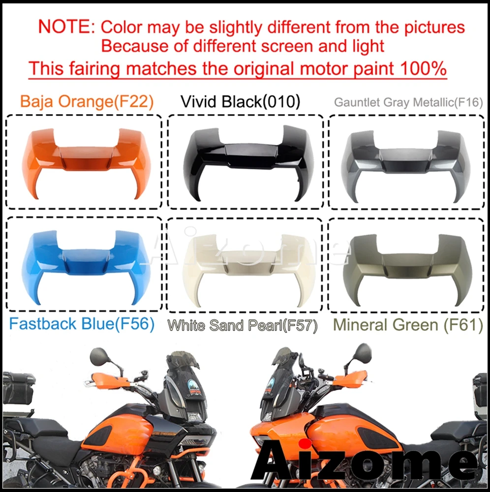 دراجة نارية أمامية هدية لهارلي ، ناقل المصباح الأمامي ، غطاء غطاء القلنسوة البديل ، بان أمريكا عرض خاص ra1225 RA1250S ، من-من