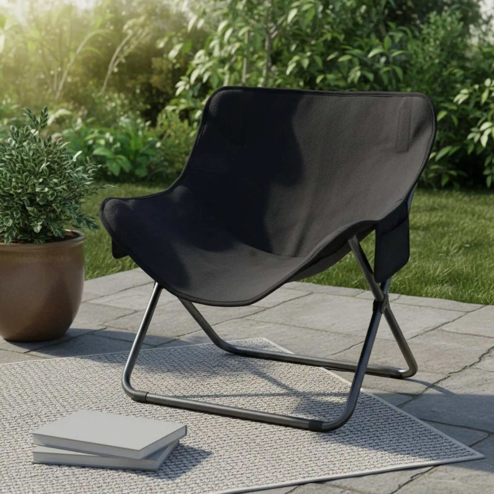 Moon Chair Replacement Material Universal Fit Low Back Camping Chair Cover view 3