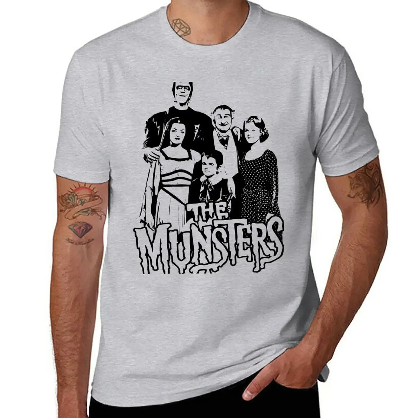 The Munsters Family T-Shirt boys animal print oversizeds for a boy mens t shirts pack