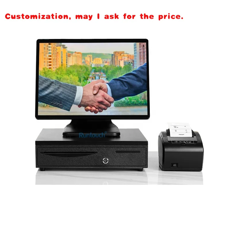 custom.Pos System Retail Cash Register Restaurant Supermarket PDV Cashier Computer