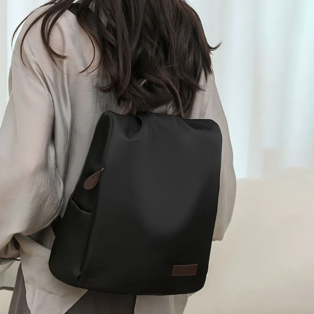 حقيبة ظهر نايلون مقاومة للاهتراء بسعة كبيرة مقاس 15.6 بوصة حقيبة مدرسية أكسفورد للطلاب مضادة للسرقة ومقاومة للماء حقيبة كتف للسفر للرجال