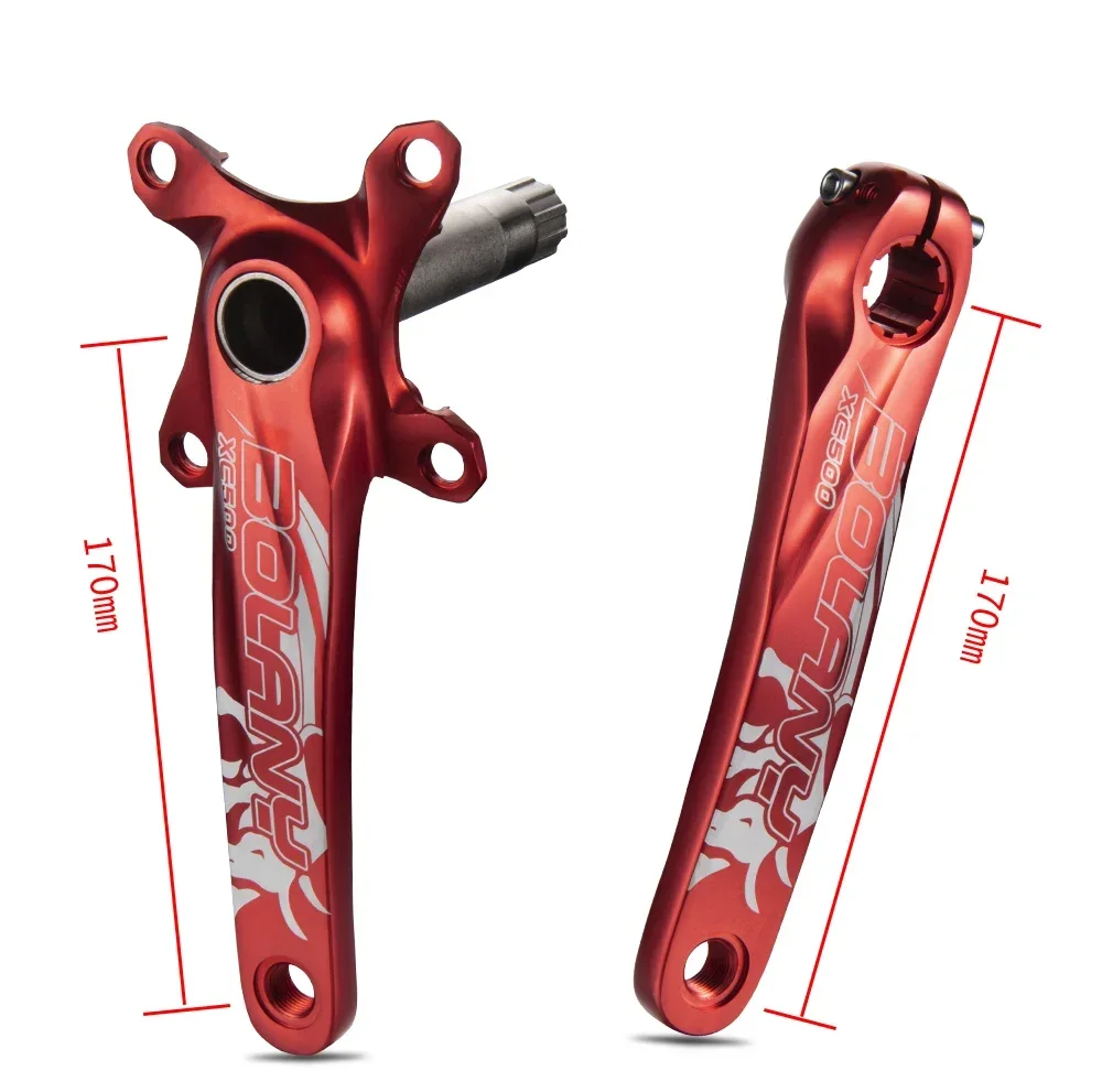 BOLANY 104BCD Crankset 170mm Single Chainring 34t 36t Hollow Integrated Crank arms For 8/9/10/11/12 Speed mtb Mountain bike