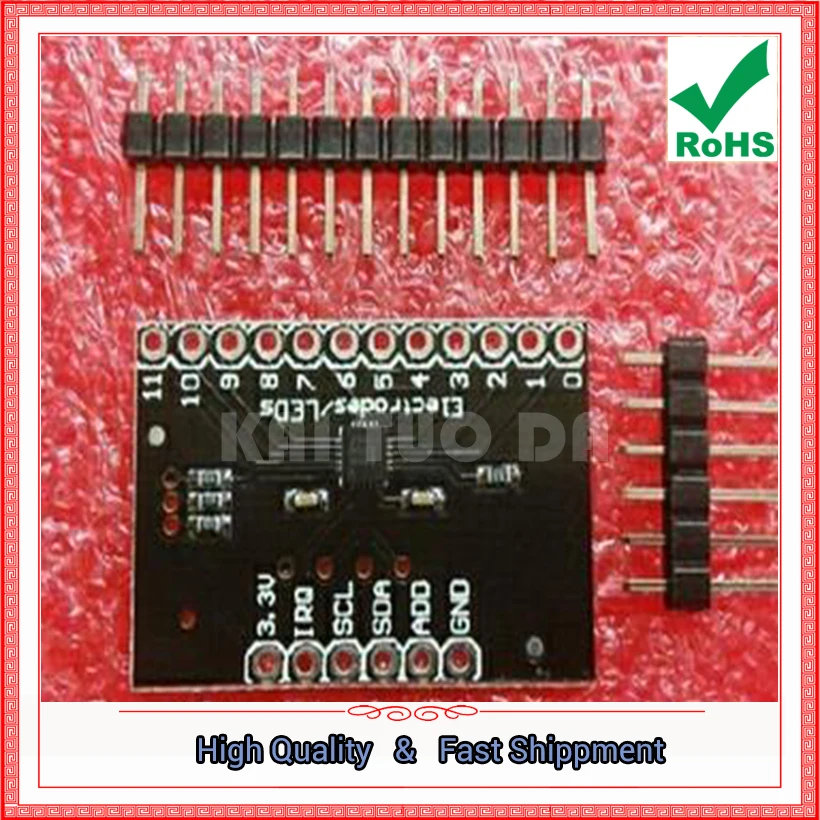MPR121-Breakout-v12 Proximity Capacitive Touch Sensor Keyboard Development Board Module (C6A5)