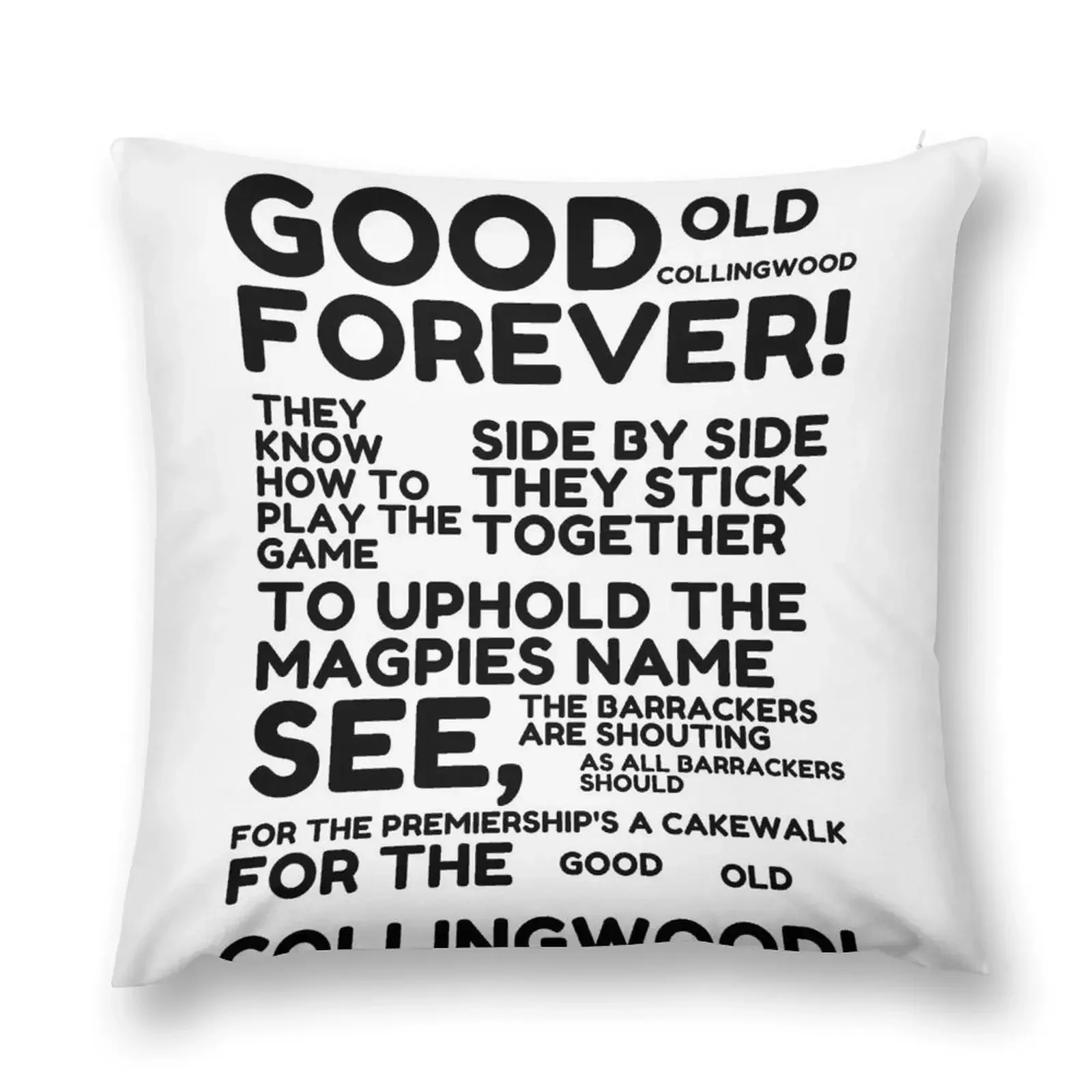 Good Old Collingwood Forever! Throw Pillow pillow cover luxury Luxury Pillow Case ornamental pillows for living room