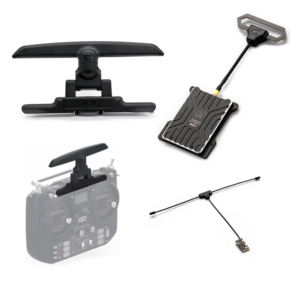 Jumper T-20 T20 Accessories JP4IN1 MODULE TX Full Size Radio Clear Case Folding Antenna Receiver for Jumper T 20 RC  Accessories