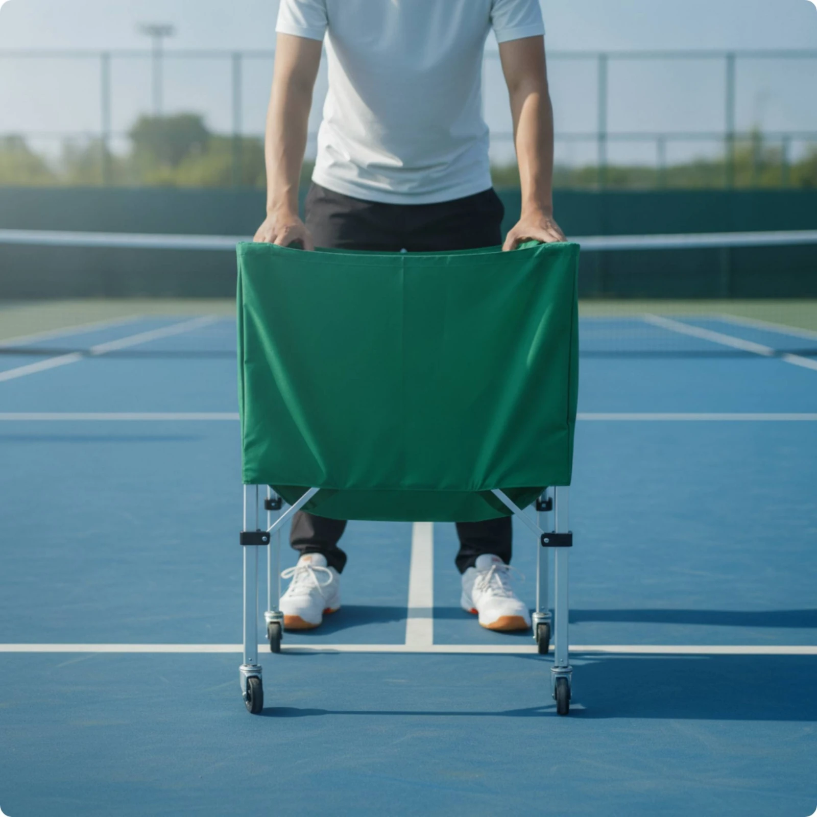 Tennis Ball Cart Long-Lasting - Sports Equipment Cart review and price