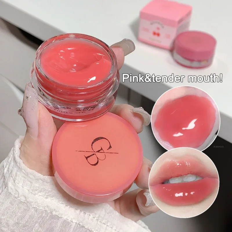 Lip gloss mit Konserven Marmelade dauerhafte feuchtigkeit spendende flüssige Gelee Lippen glasur Spiegel Glanz Beeren pigment dicke feuchtigkeit spendende Lippen Kosmetik