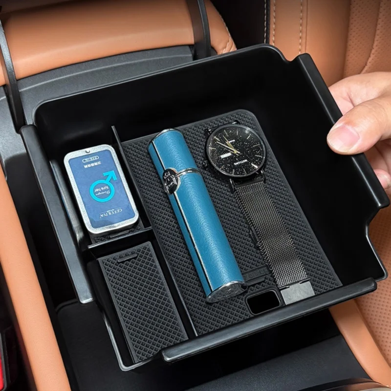 Car Central Control Armrest Box Storage Box For Geely Fourth Generation Borui L Car Storage Organizing Accessorie