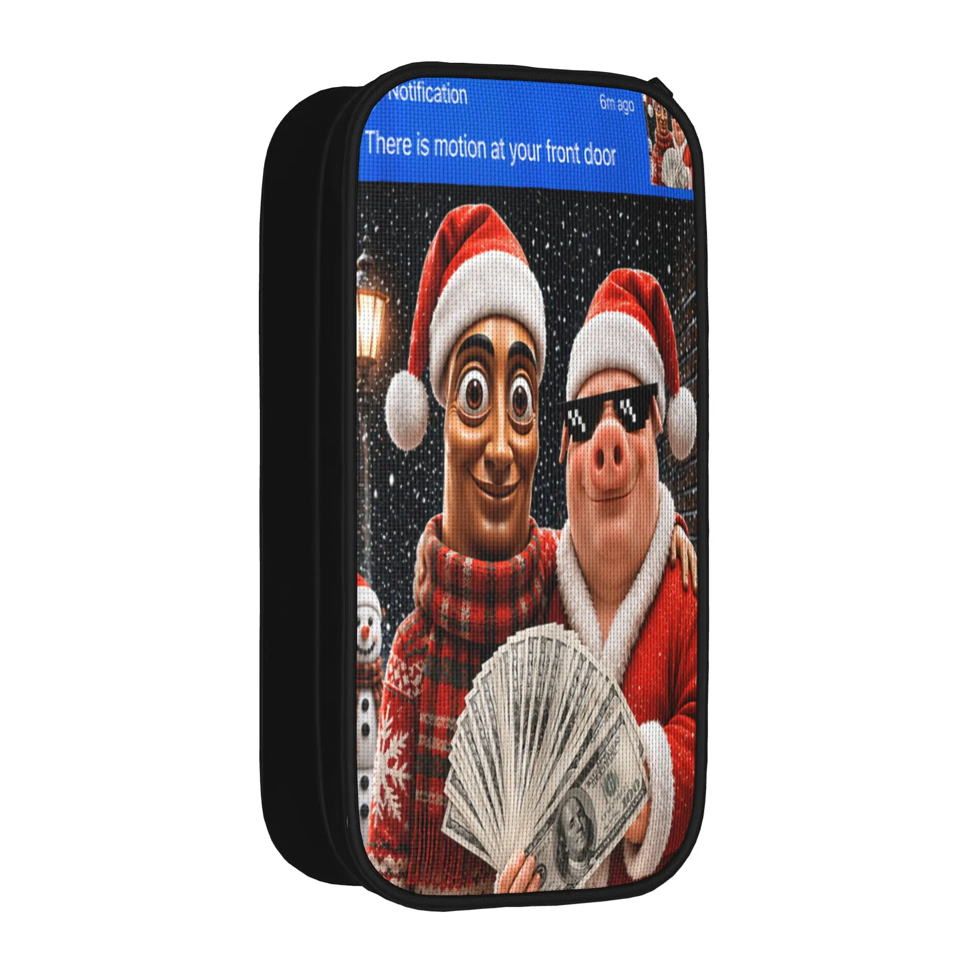 estojo-de-lapis-de-natal-com-sensor-de-movimento-john-pork-e-tung-tung-sahur-para-porta-da-frente-estojo-grande-para-estudantes-estojos-escolares-adoraveis
