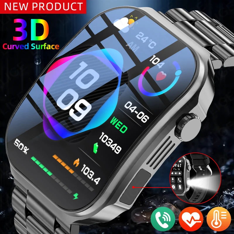 

Умные часы LIGE 2026: Новинка с 3D-изогнутым экраном, 100+ спортивных режимов, беспроводные звонки, HD-экран 2.2 дюйма, Bluetooth-вызовы, для женщин