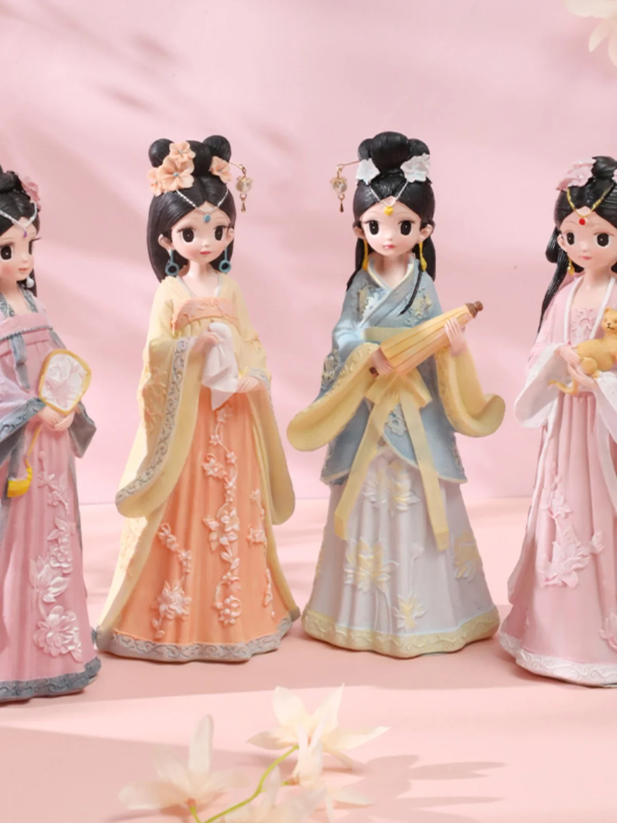 National style ancient costume princess doll ornament Hanfu girl birthday gift