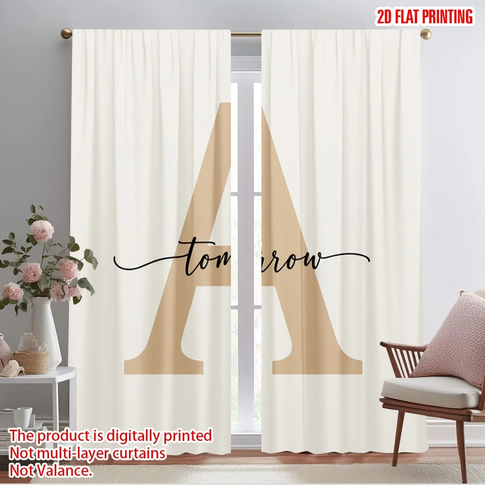 

2pcs 2D flat printing Drapes A tomorrow art Fabric Without Electricity Festive Wall Decor for Indoor Celebrations Room Garden