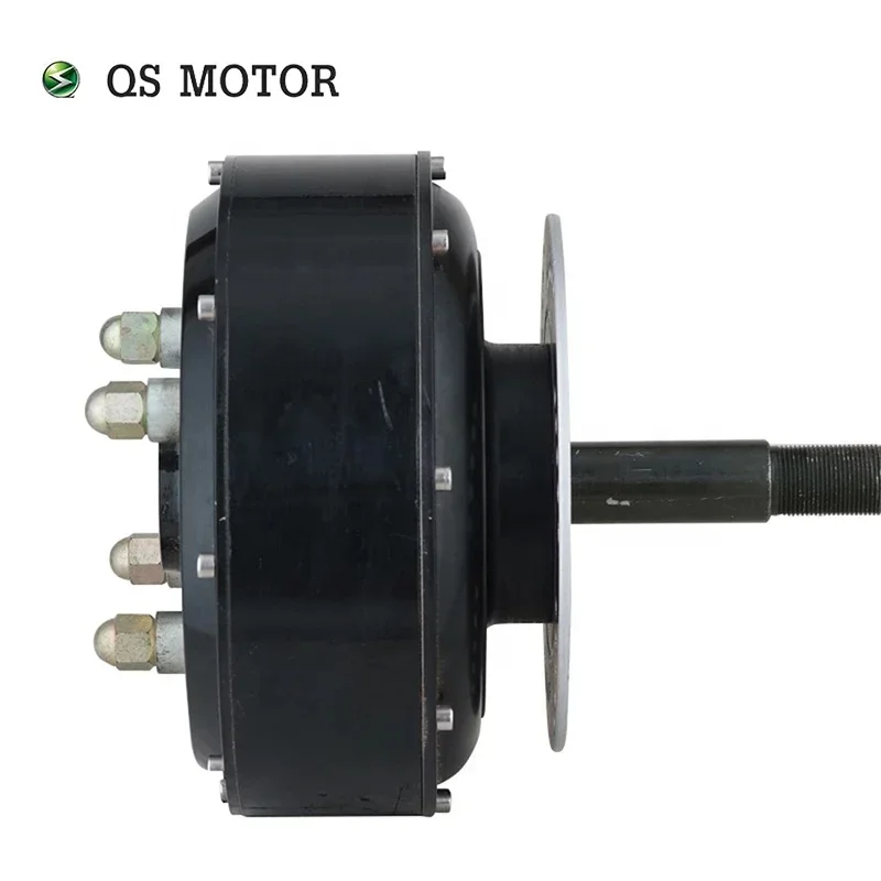 QS Motor E-Car Motor 2000W 205 50H V1 Type BLDC Brushless Hub Motor Single Shaft For Electric Car And Golf Car