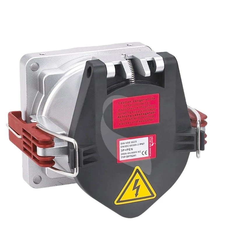 Saipwell IP67 200A 5P CEE/IEC промышленный стандарт большой усилитель розетка 12 В розетка электрическая вилка промышленная