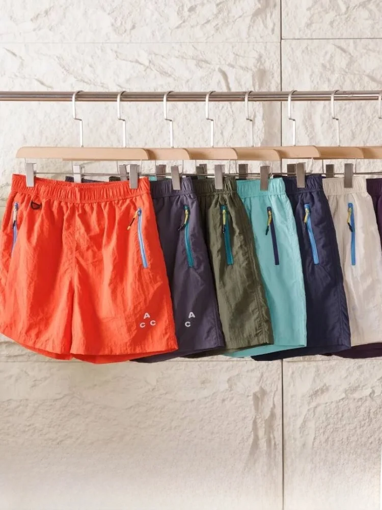 

Outdoor Casual Shorts Quick Dry Breathable Summer Lightweight Sports Versatile Men's Shorts Letter Embroidery Fashionable Urb...
