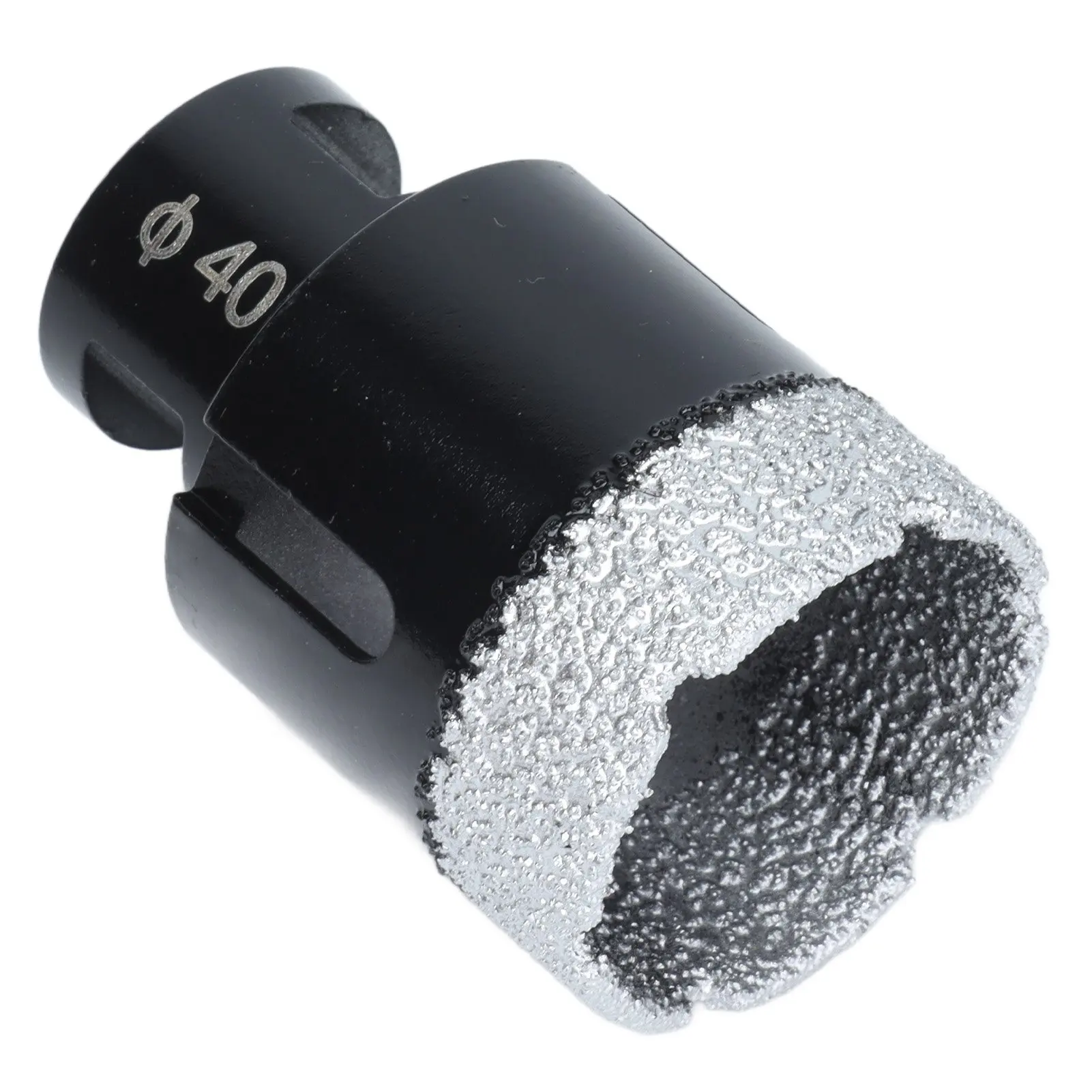 Vacuum Brazed Diamond Drill Core Bits Drilling Hole Saw Opener for Marble M14 Black 40mm