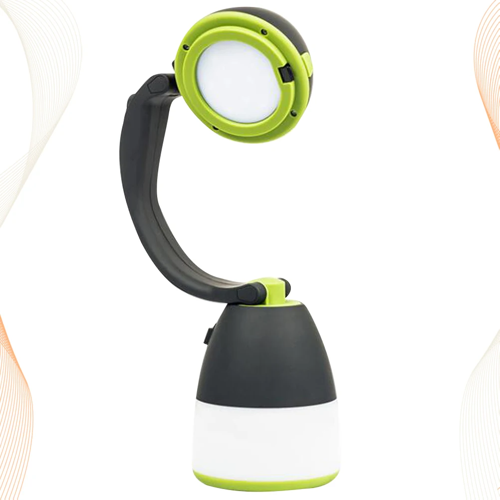 

Handheld Lamp Rechargeable Portable Table Light Home Camping Kids Safety Simple Outdoor Reading Light Black Green