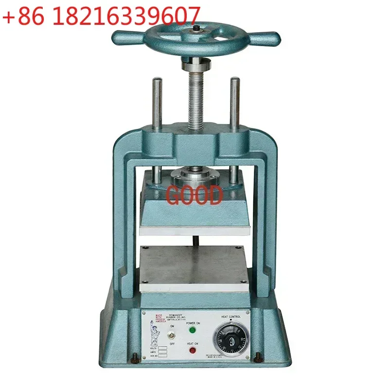TAO 6*8/8*8 Inches Heavy Duty Jewelry Vulcanizer Silicone Mold Rubber Pressing Machine Equipment Steering Wheel With Heating Pla