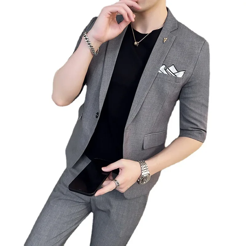 Costume pour Homme au Design Simple et Décontracté, 7182