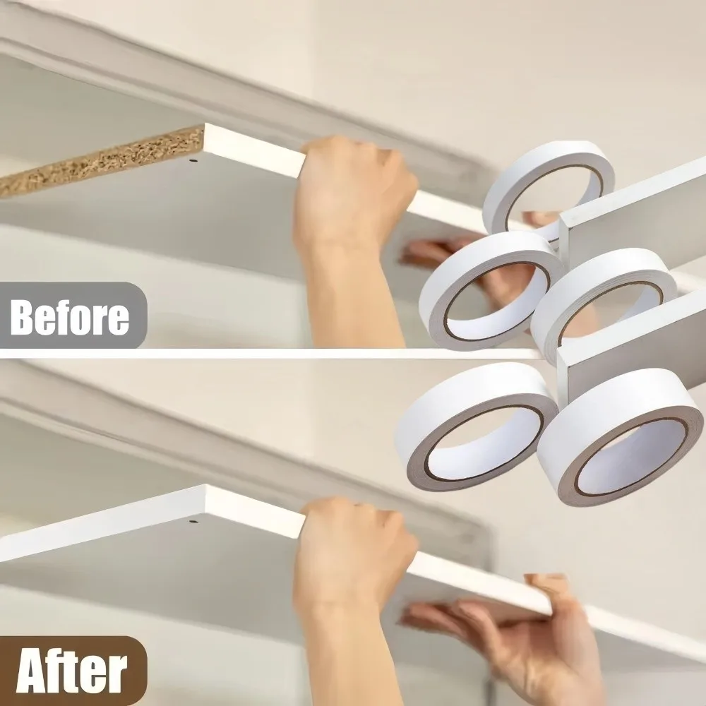 Self-adhesive Border Stickers 10m Thickened Wall Decorative Strips Waterproof White Refurbished Stickers