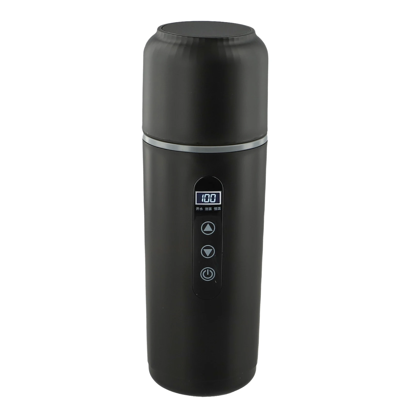 Travel Electric for kettle Features LCD Display and Insulation; Perfectly Designed for Hot Drinks in Cars and Outdoors