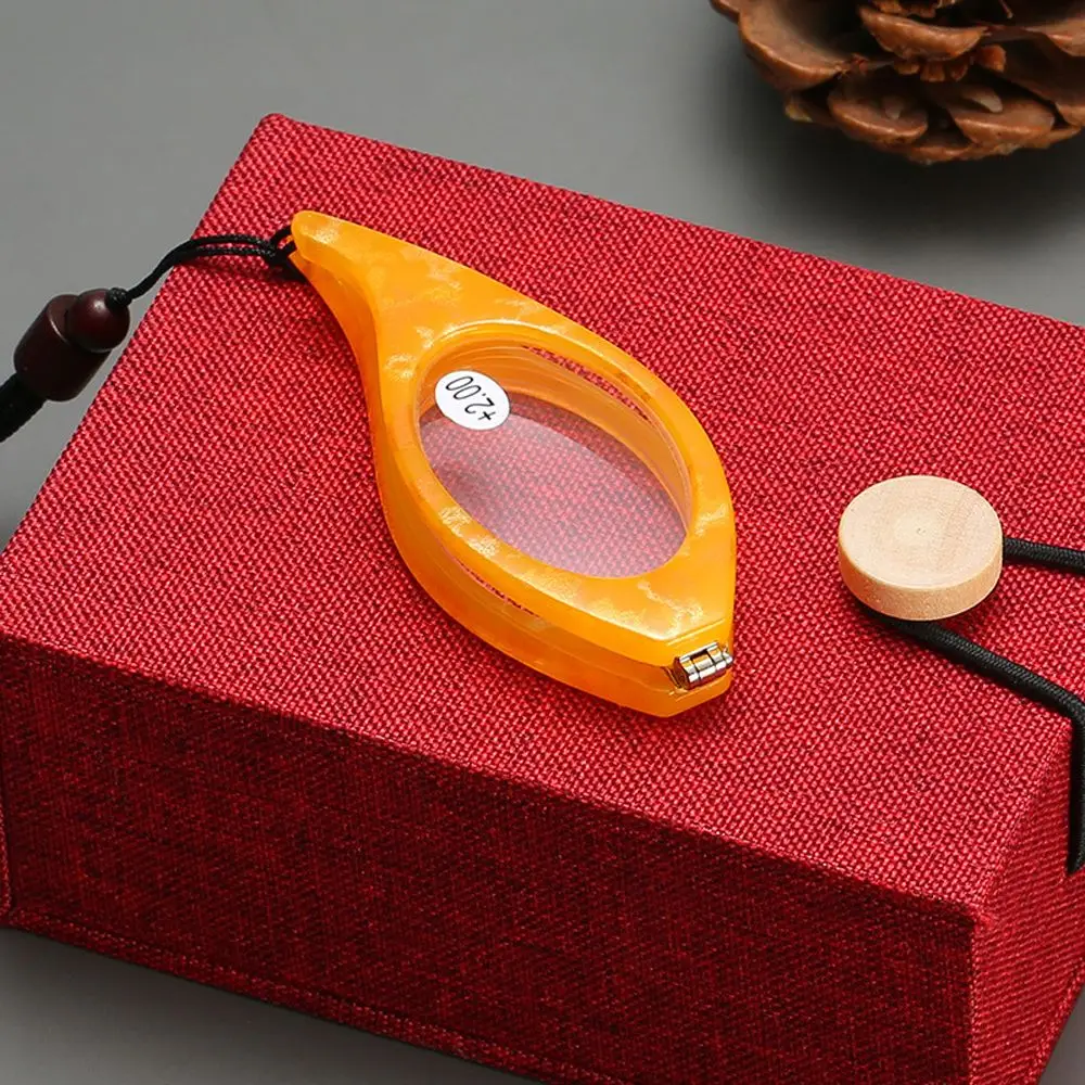 

Fashion Retro Foldable Portable Gift For Partents Mini Elderly Glasses Hanging Neck Glasses Presbyopic Glasses Reading Glasses