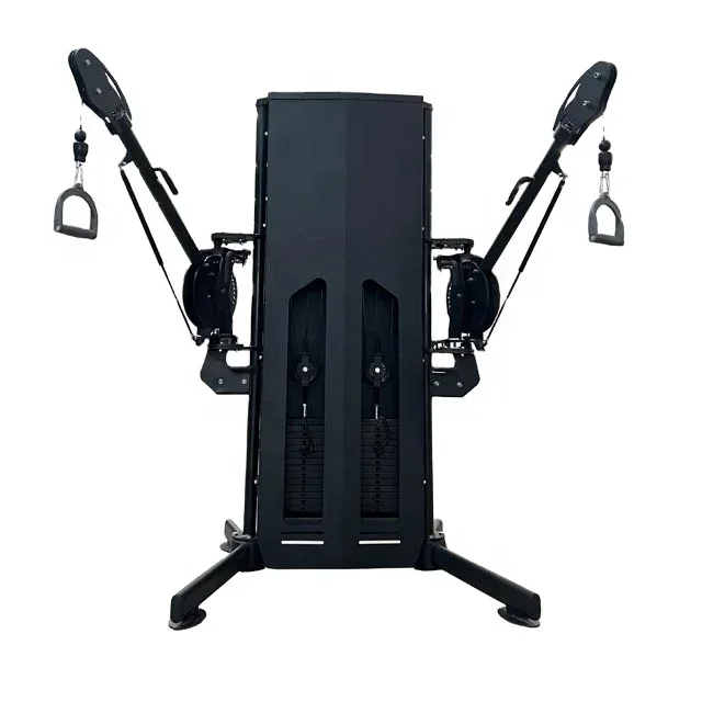 Fitness Gym Equipment Commercial Use Adjustable Dual Crossover Cable Machine Free Arm Chest Trainer Cable Over Machine