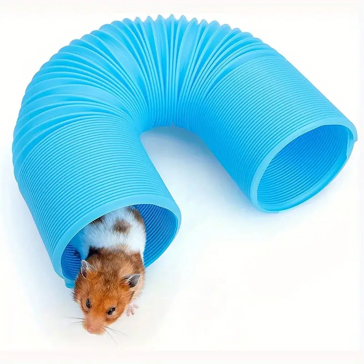 1pc Small Pet Access Fun Tunnel, Hamster Toy, Retractable Tube, Hamster Supplies