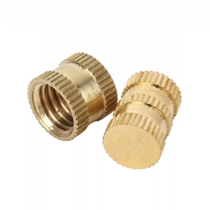 1/4-20 UNC Blind Brass Heat Insert Nut Hot Melt Molding Injection Embed Inserts Heating Insertnut For 3d Printer