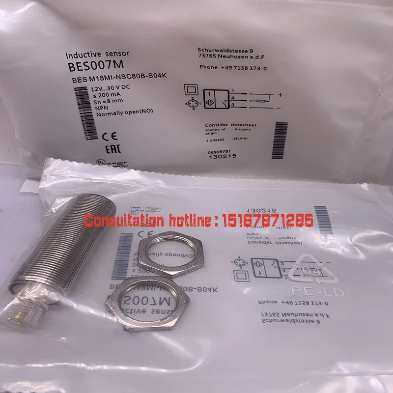

Brand new in stock BES043W BES 515-327-SA22-D-TF-02 BES M18MI-NSC80B-S04K BES M18MI-NSC80B-BP02 Proximity switch