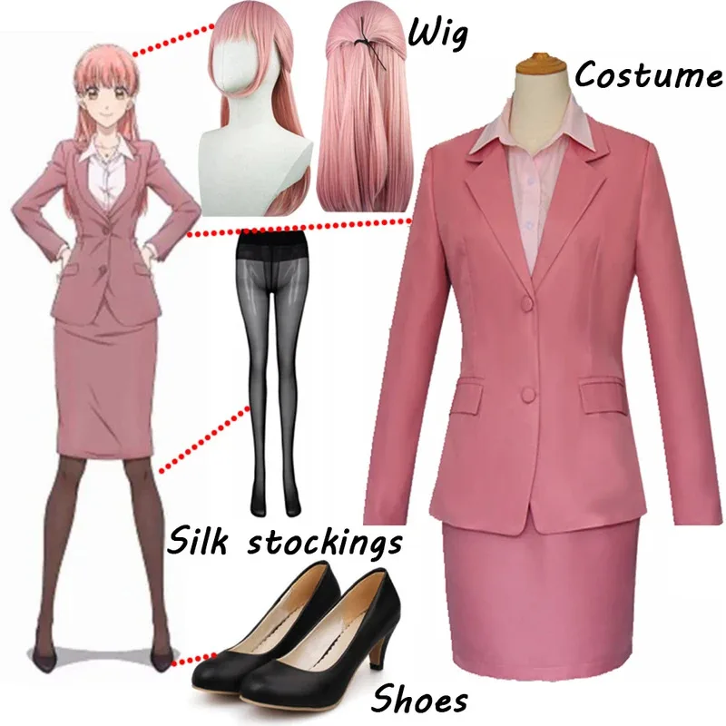 

Аниме Wotakoi Love is Hard for Otaku Momose Narumi розовые костюмы для косплея, униформа, платье, костюм на Хэллоуин, индивидуальный заказ